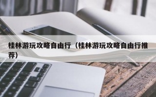 桂林游玩攻略自由行（桂林游玩攻略自由行推荐）