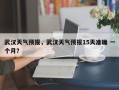 武汉天气预报，武汉天气预报15天准确 一个月？