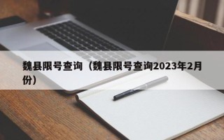 魏县限号查询（魏县限号查询2023年2月份）